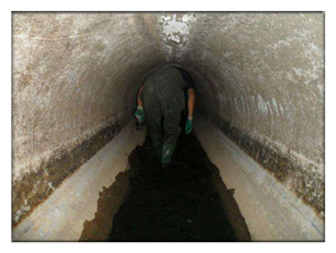 马尾管道高压清洗